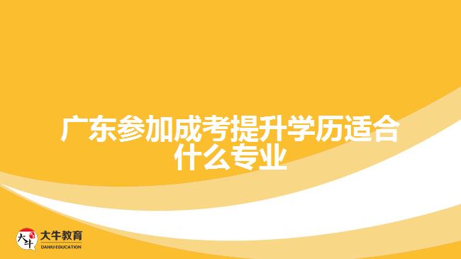 廣東參加成考提升學(xué)歷適合什么專(zhuān)業(yè)