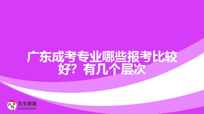 廣東成考專業(yè)哪些報(bào)考比較好？