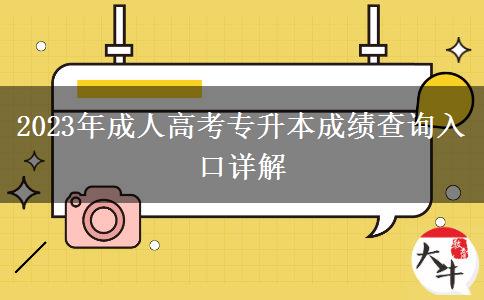 2023年成人高考專升本成績查詢?nèi)肟谠斀? width='170' height='105'/></a></dt>
						<dd><a href=