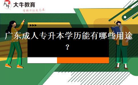 廣東成人專升本學歷能有哪些用。</div>
                    <div   class=