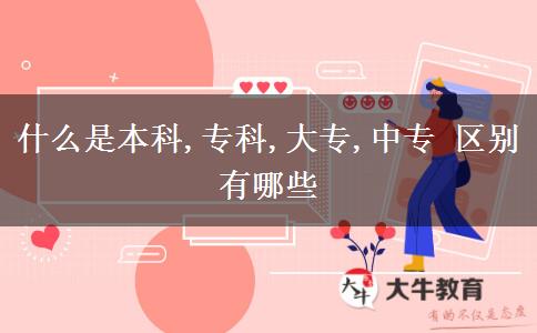 什么是本科,?？?大專,中專 區(qū)別有哪些